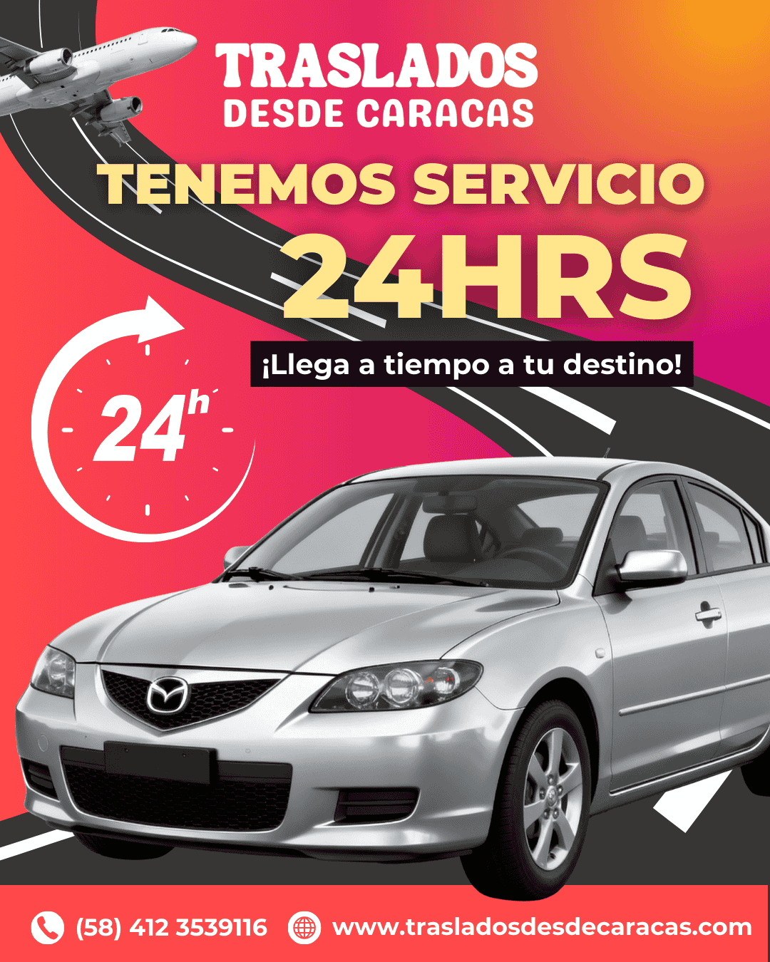 Traslados desde Caracas Vzla